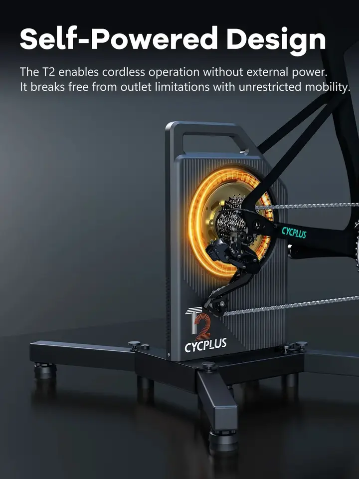アクセサリー CYCPLUS T2 CYCPLUS T2 サイクリングスマートバイクトレーナーエアロバイク