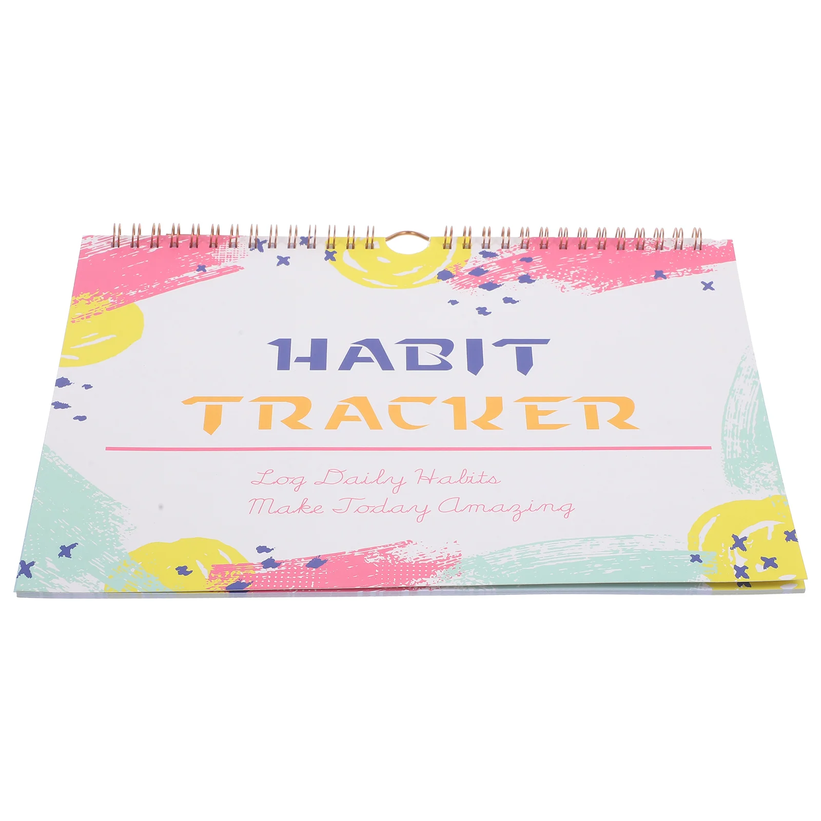 

Calendars Self-discipline Check-in Schedule English Habit Tracker No Date Notepad Goals Journal Large 285X215CM Fitness