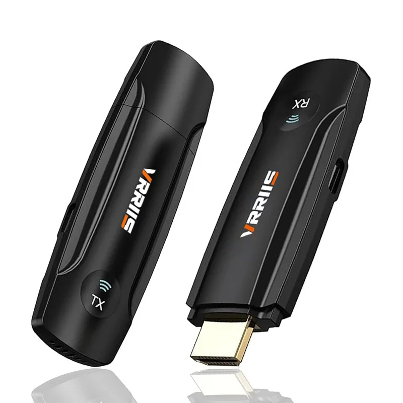 60M เครื่องรับส่งสัญญาณไร้สาย HDMI Extender กระจกหน้าจอประเภท C อะแดปเตอร์ DVD แล็ปท็อปพีซีโทรศัพท์ทีวีโปรเจคเตอร์