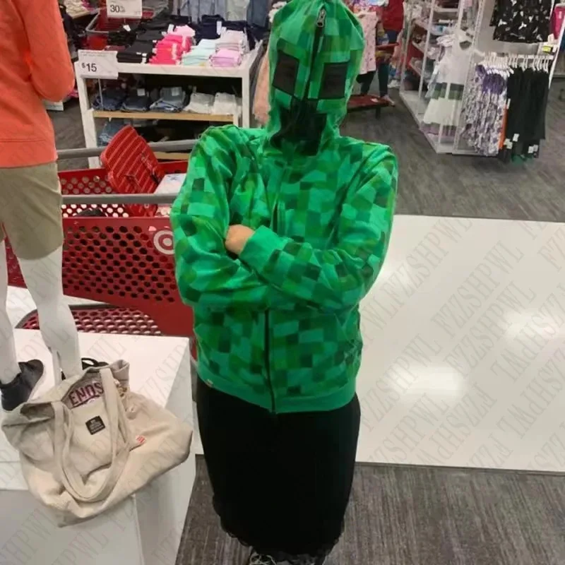 

Anime Cosplay Retro plaid cardigan Hoodie grunge punk silmY2K top rock aesthetic high street casual fashion urban yabi hara 72th