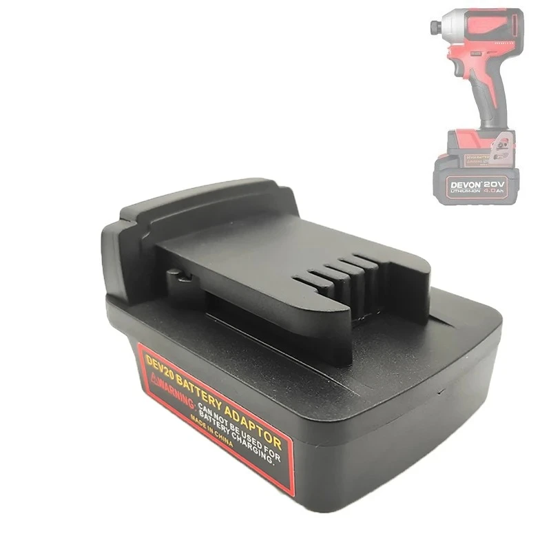 

For Devon 20V Lithium Batteries Battery Adapter Converter for Milwaukee 18V Lithium Batteries Power Tools Accessories Adapter