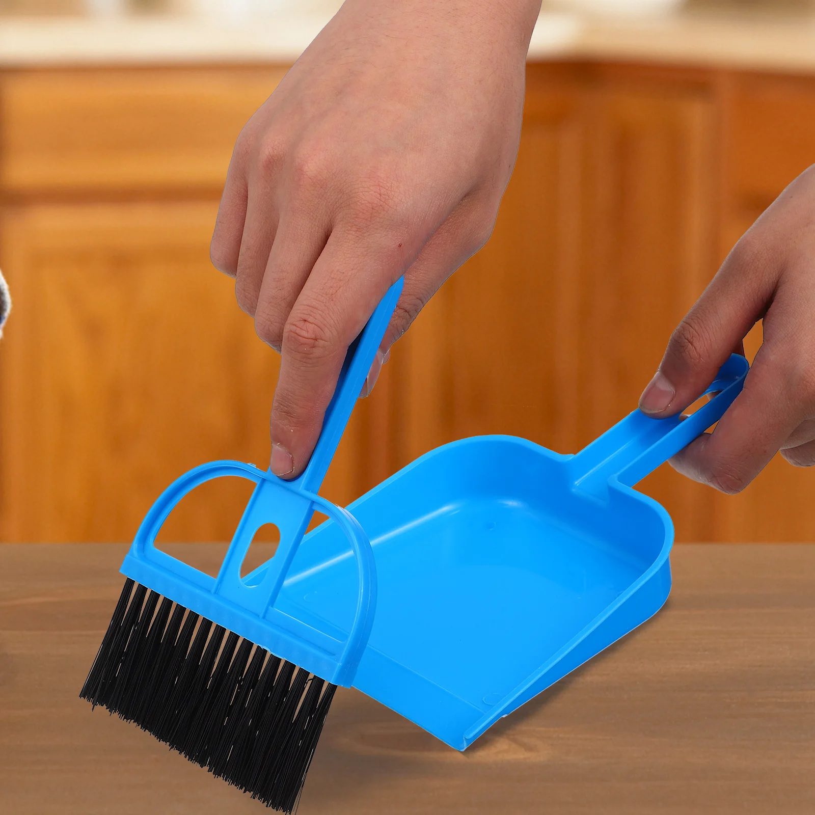 

3 Sets Broom Dustpan Handheld Small Size Blue Green Mini Dustpan And Brush For Desk Red Colors Home Car Pet Cage Cleaning Tools