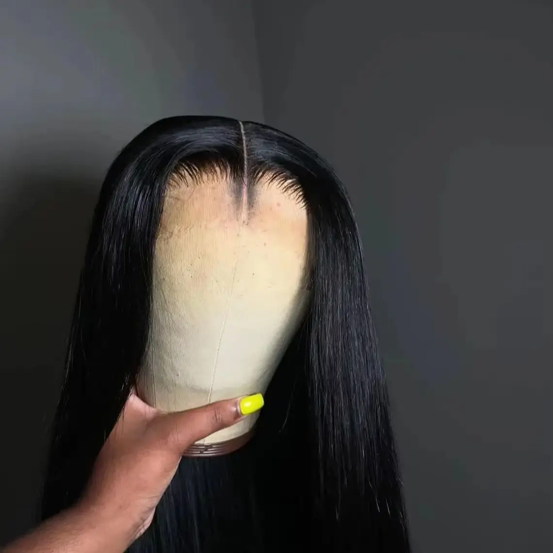 13x4 HD Transparent Lace Front Wigs Human Hair Bone Straight 34-40 Inch 200% & 250% Density Pre Plucked Hairline With Baby Hair For Women