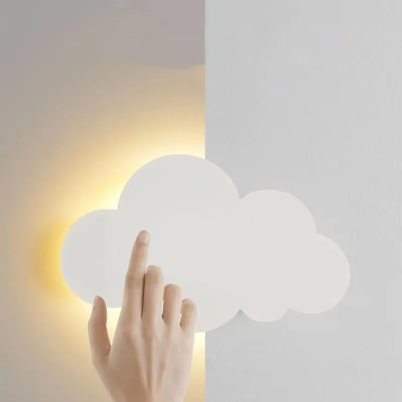 

LED Touch Sensor Cloud Wall Lamp for Bedroom Children's Room Boys Girls Dreamy Dining Room Aisle Sconces Home Decoration