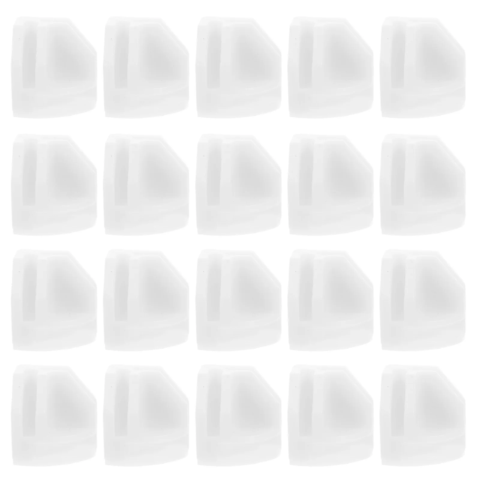 

20pcs Wire Plastic Connectors Sturdy Grid Connector Buckles Heavy Duty Pet Cage Clips Closet Cube Fastener Buckles For Shoe