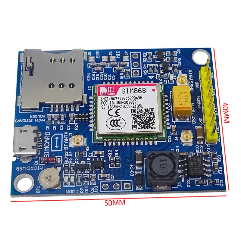 SIM868 development board GSM/GPRS/Bluetooth/GPS module with STM32, 51 programme