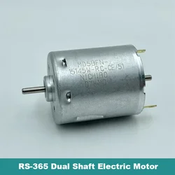 RS-365 Micro Dual Shaft Electric Motor DC 6V 12V 18V 24V Mini 28mm Round Motor For Sweeper Robot Vacuum Cleaner Hair Dryer