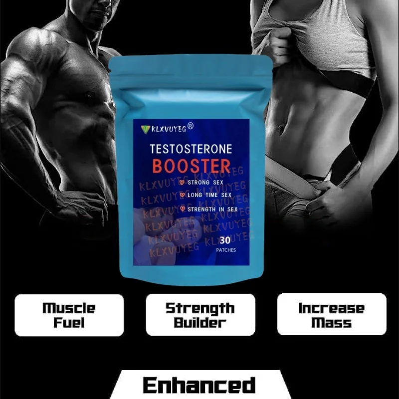 Testosterone Booster Transdermal Patches For Men, Tribulus Terrestris, Saw Palmetto, Maca, Ginseng, Shilajit