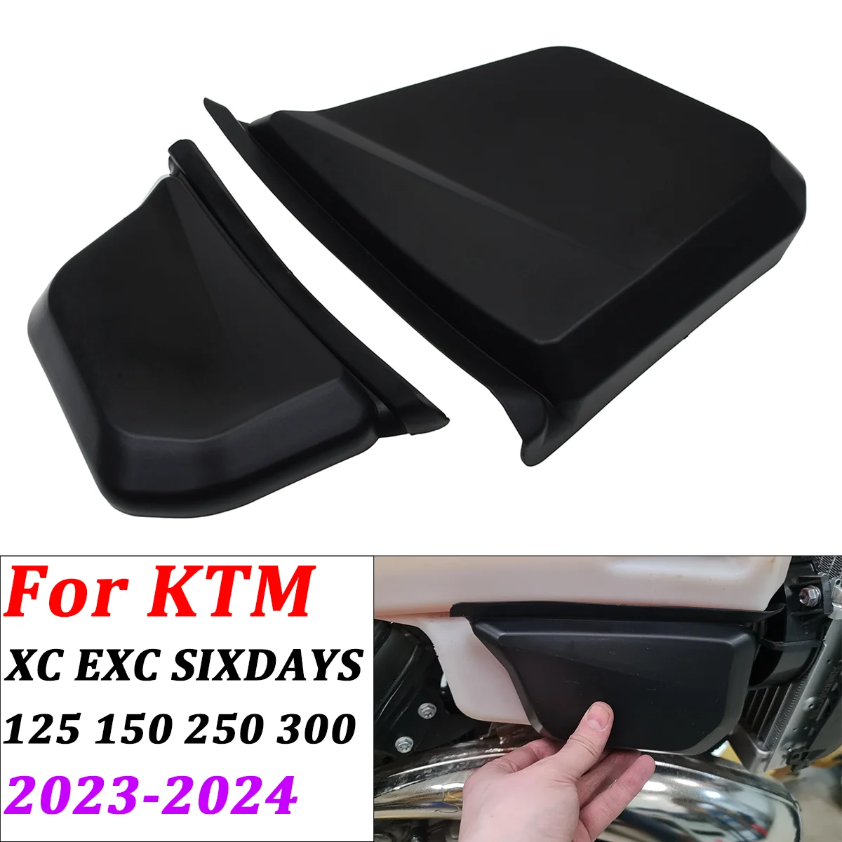 

2024 Motocross Left Right Fuel Tank Cover Guard Protector For KTM XC125 250 300 EXC150 EXC250 EXC300 EXC SIX DAYS HARDENDURO CKD