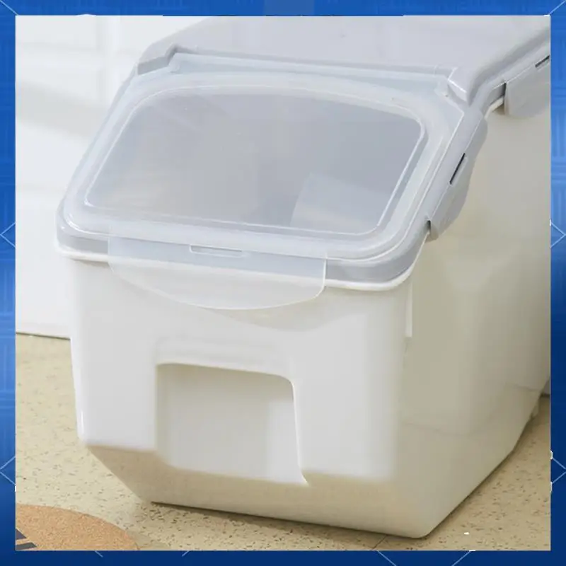 

15Kg Rice Storage Box Dispenser Cereals Storage Jar Insect-Proof Moisture-Proof Storage