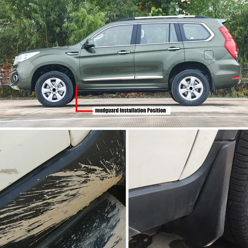 TONLINKER Car Mudguard For Great Wall Haval H9 2015 2016-2022 2023 Mudguards Splash Guards Front Rear Fender Mudflaps Accessorie