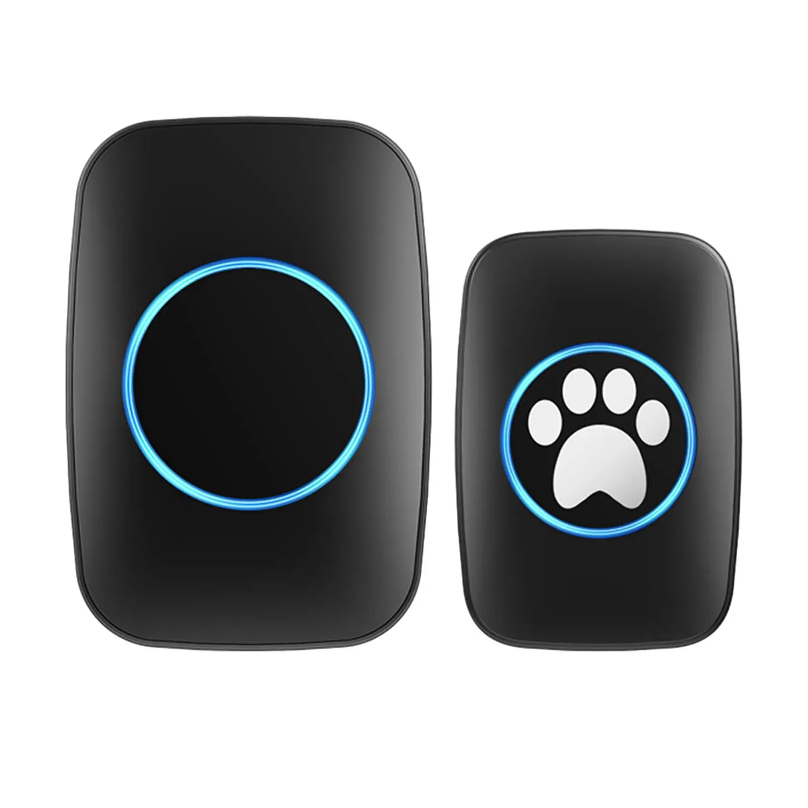 Wireless Dog Door Bell IP44 Waterproof LED Indicator Easy Installation Touch Button for Communication Potty Training Go Outside