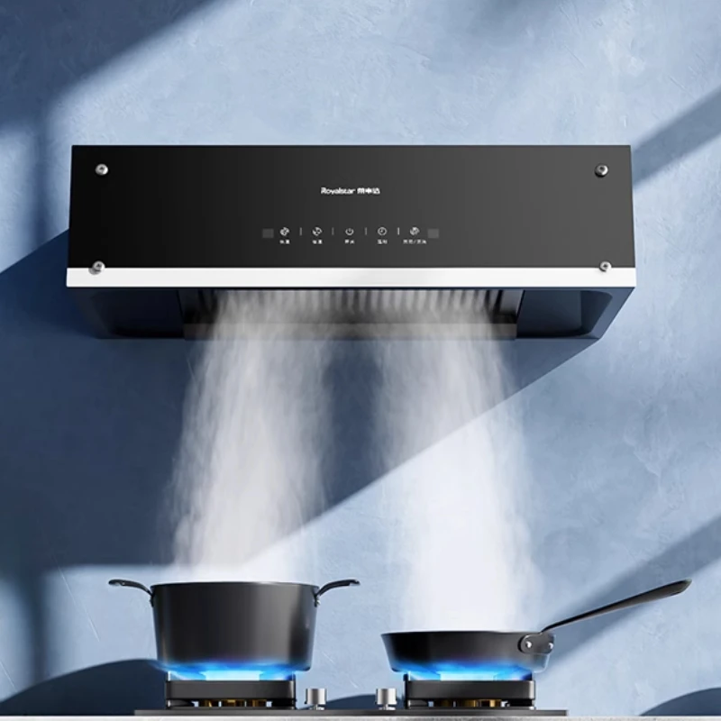 New Range hood Household range hood Small kitchen Apartment preferred hood Automatic cleaning Small body New fume separation