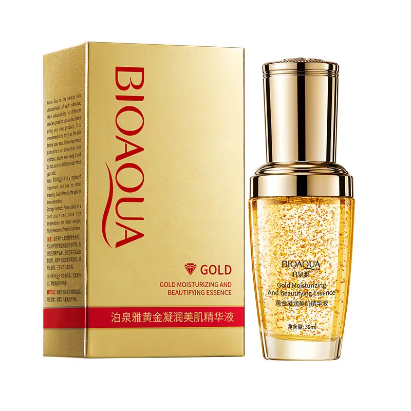 Gold Collagen Elastin Serum Anti Wrinkle Aging Moisturizing Serum Acne Treatment Whitening Face Ageless Skin Care