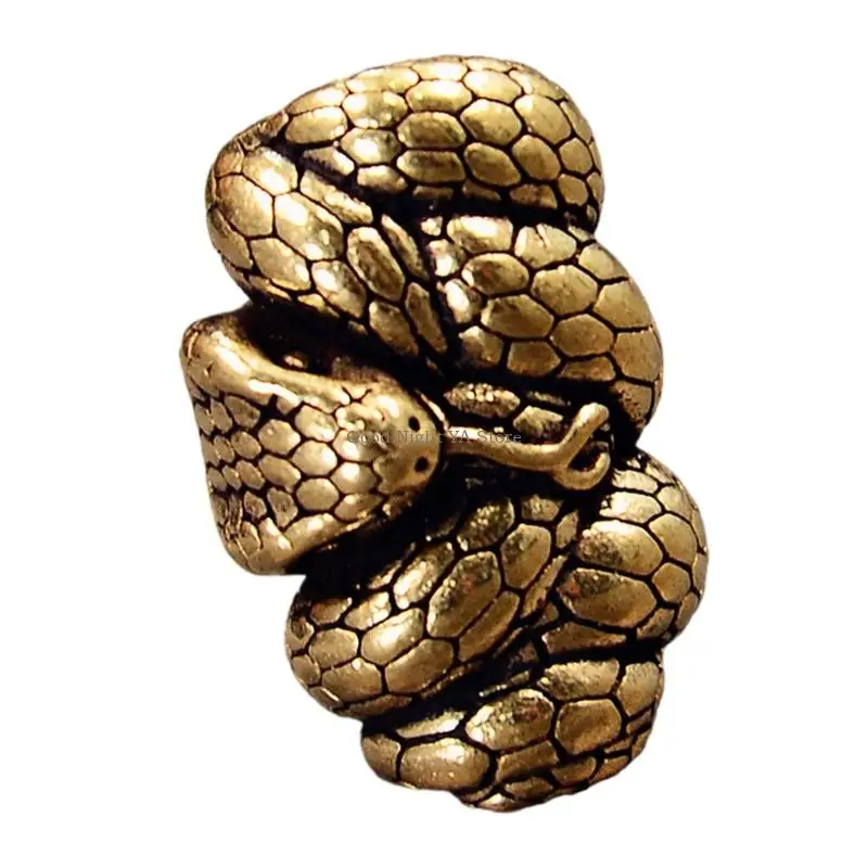  Serpents Pendant for Rope Braiding and Unique Accessory Making Paracord Bead