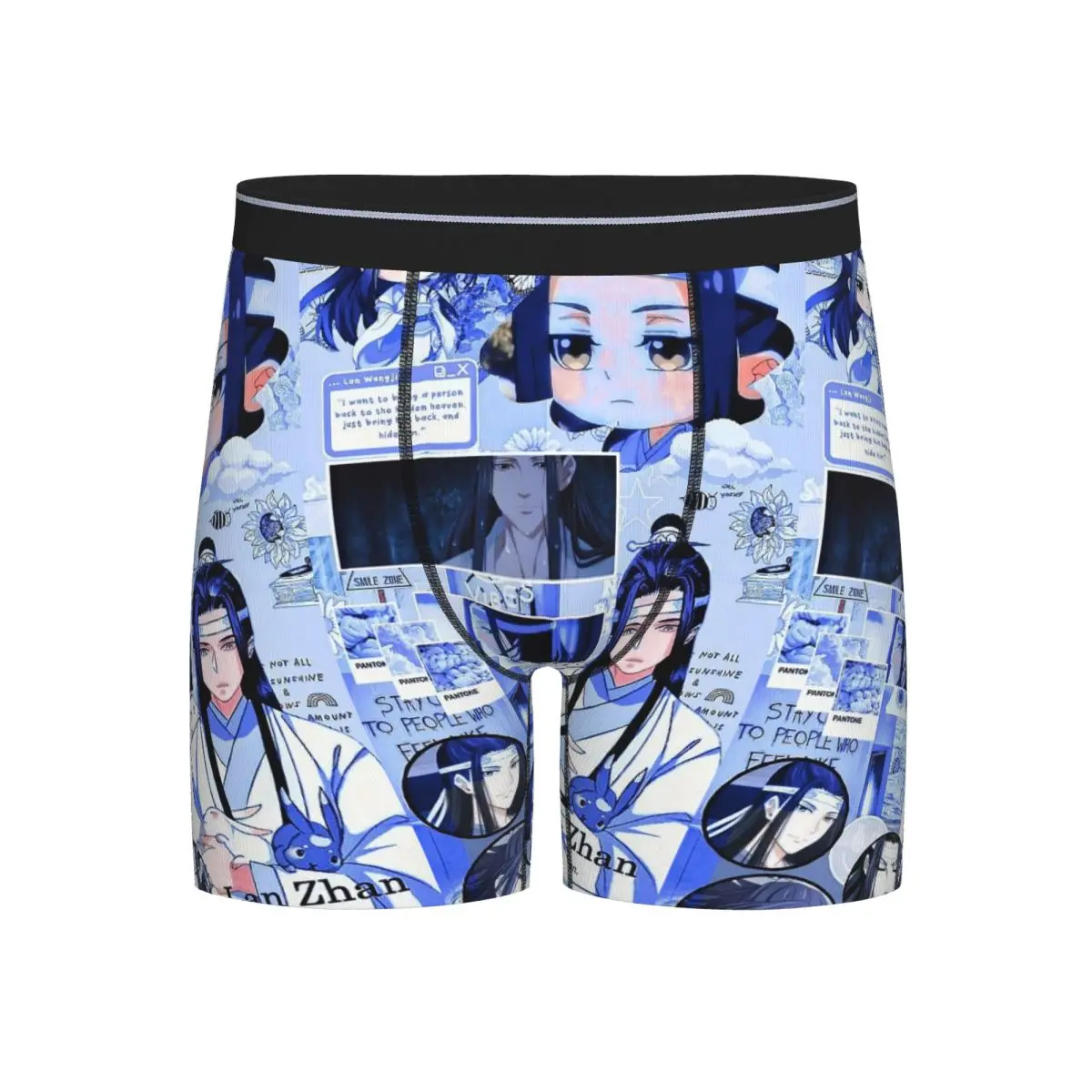 

Long Boxer Underpants Shorts The Untamed WangXian Bunny Mo Dao Zu Shi Panties Men Comfortable Underwear for Homme Man Boyfriend