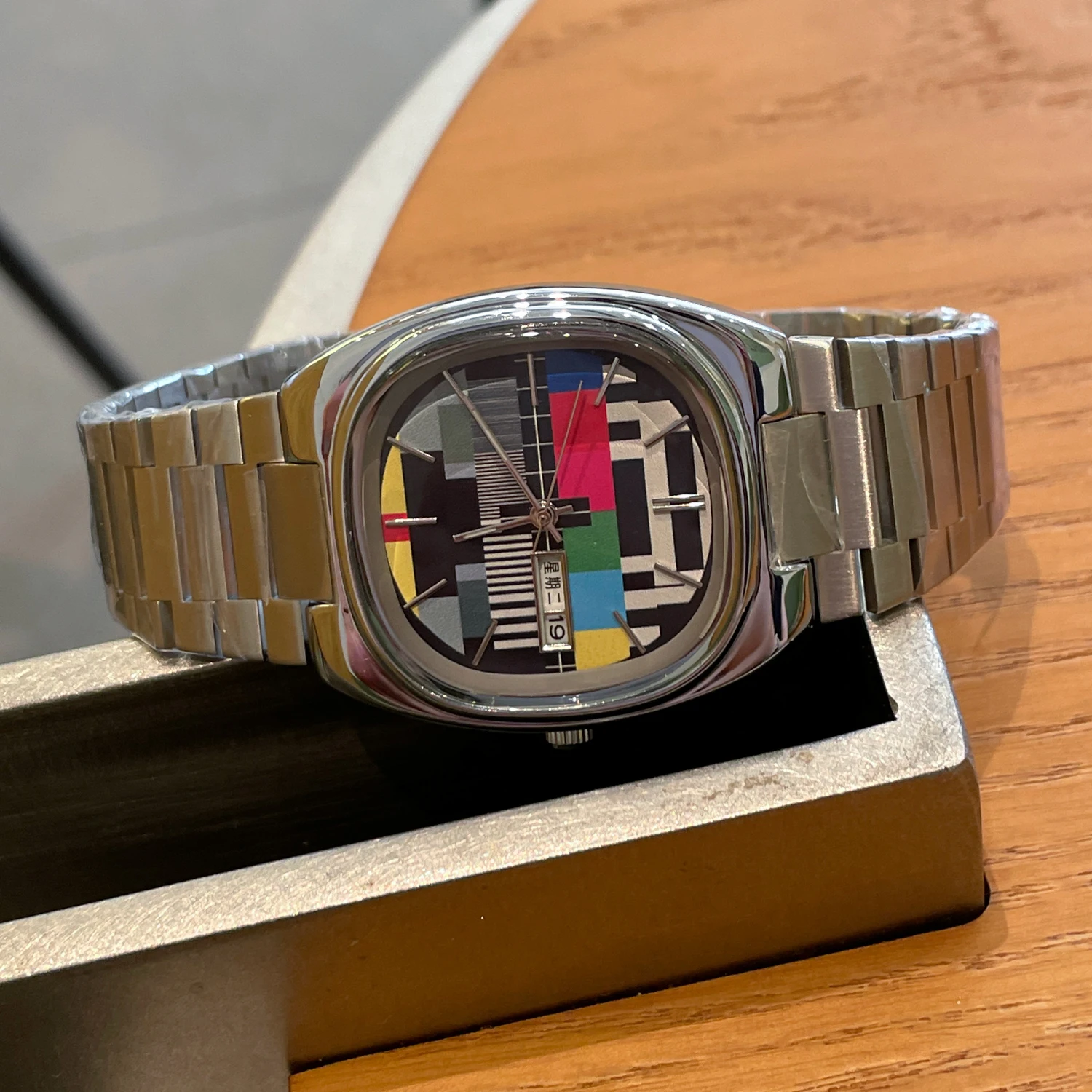 

Мужские часы люксового бренда; Водонепроницаемые мужские кварцевые наручные часы высокого класса с датой и неделей; Модные часы из нержавеющей стали f