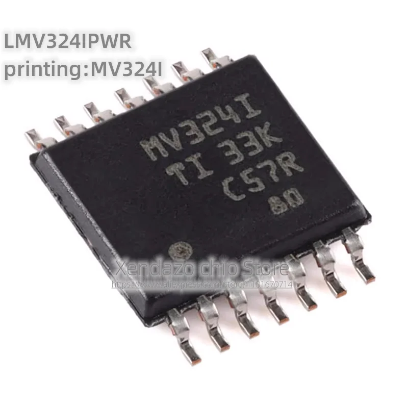 10pcs/lot LMV324IPWR printing MV324I TSSOP-14 package Original genuine Operational amplifier chip