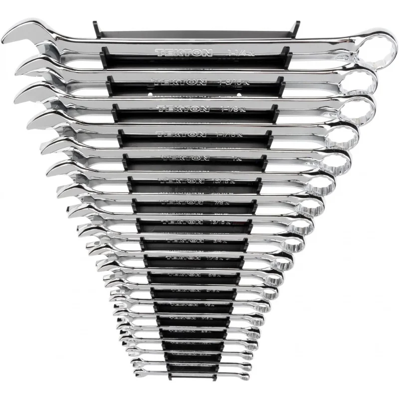 19-Piece(1/4-1-1/4 in.)Rack Combination Wrench Set with Rack| WCB91102