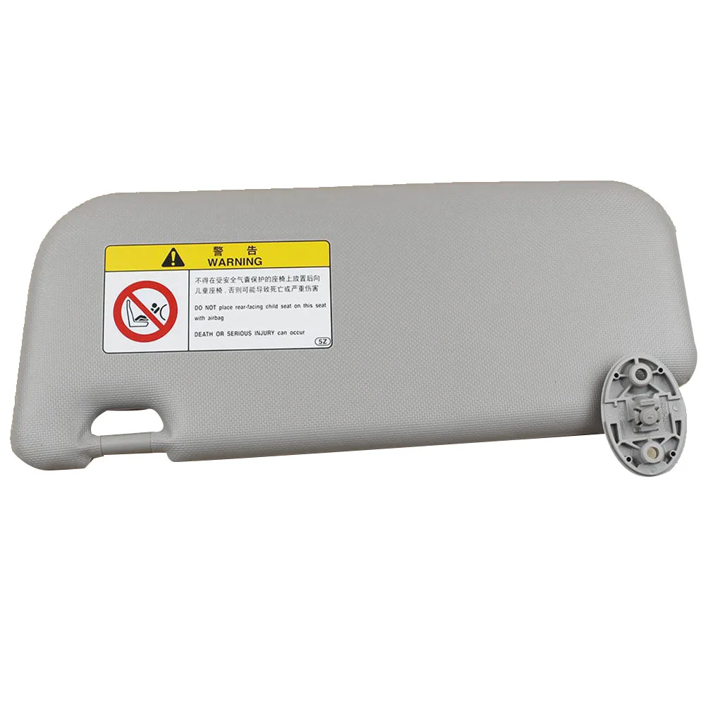 

ABNF!Car Sun Visor For Toyota Corolla 2014 2015 2016 2017 74320-02B21 74310-02K91 With Mirror Auto Accessories Gray