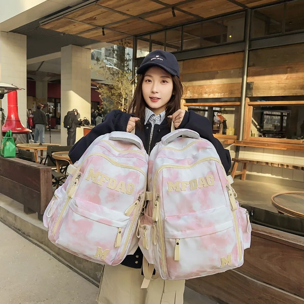 

Bag, Junior High Girls, High School Students, Large-capacity Waterproof Backpack, High-value Primary Multi-functional Daily