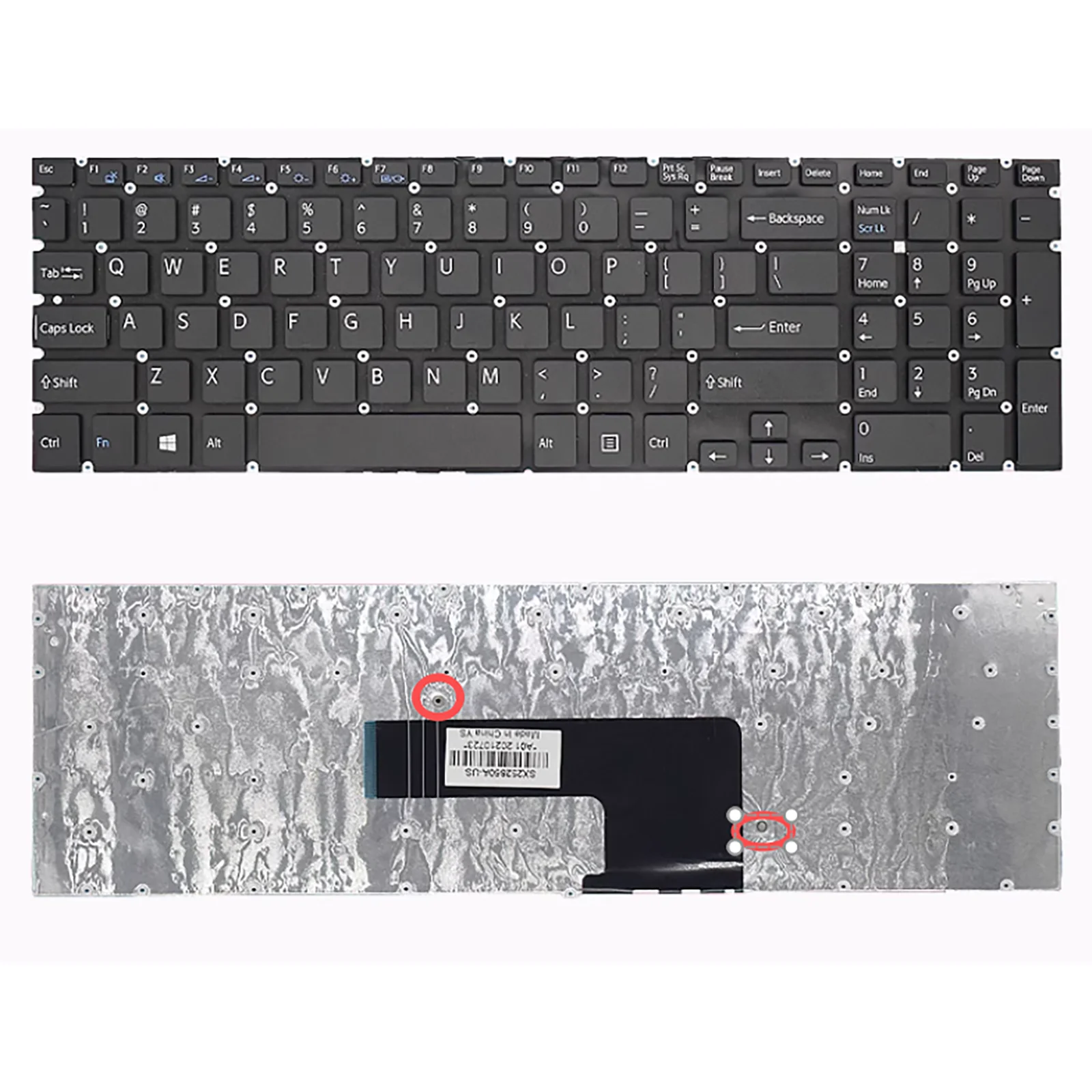

US layout for SONY SVF15 SVF152A25T SVF152A29T SVF1541 SVF153A1V2CS SVF153 SVF152C29 Laptop Keyboard