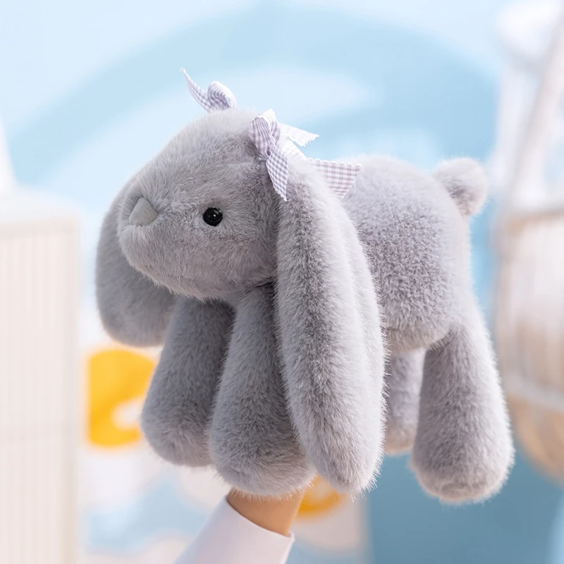 35 سنتيمتر Kawaii الأرنب ألعاب من نسيج مخملي فائقة النعومة طويلة الأذن خجولة أرنب وسادة تحصيل دمية للأطفال عيد ميلاد عيد الفصح مضحك حفلة هدية #1