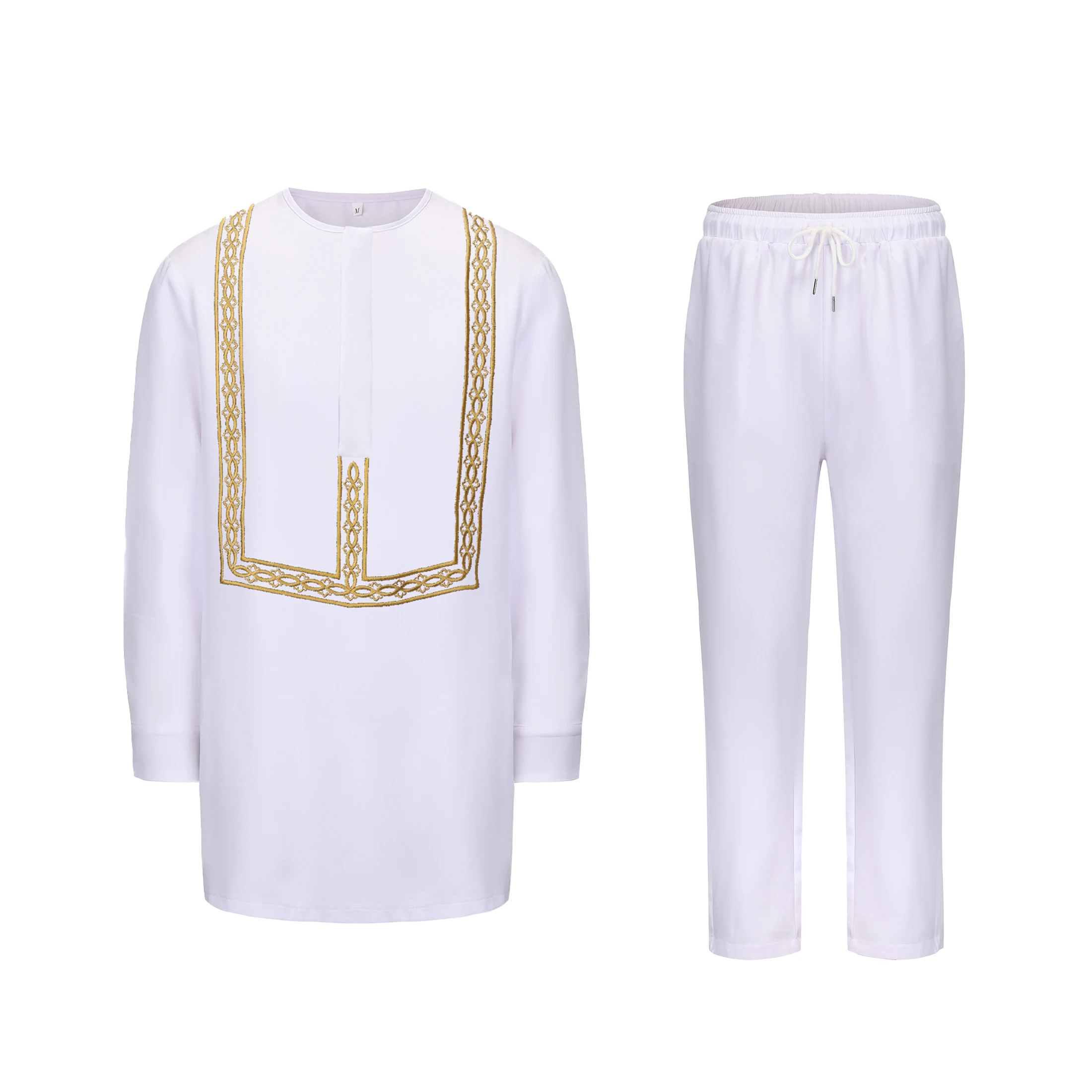 Roupas de grife masculinas, roupas de marca de luxo para homens, traje tradicional africano Dashiki, 2 peças, ternos elegantes para homens, conjuntos completos de calças