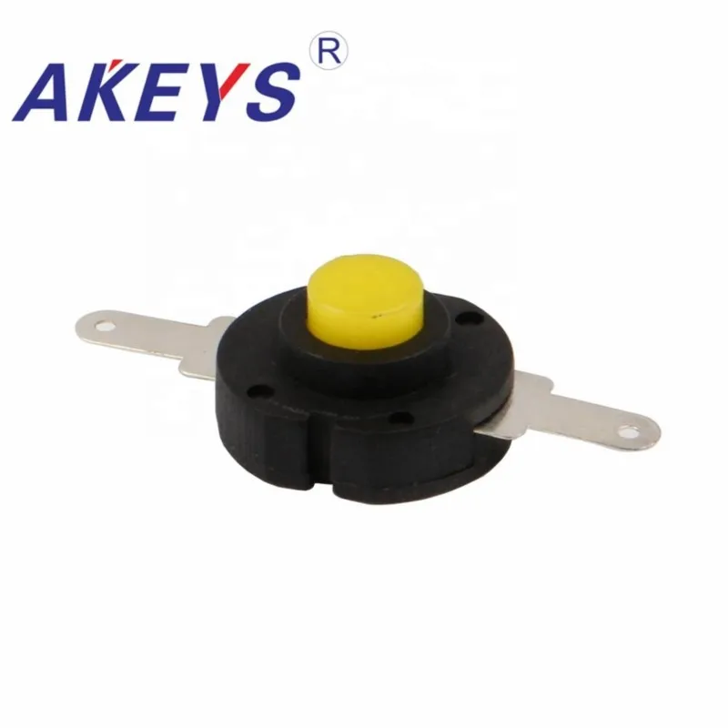 10PCS YT-1413-YK on and off Straight yellow hat flashlight switch