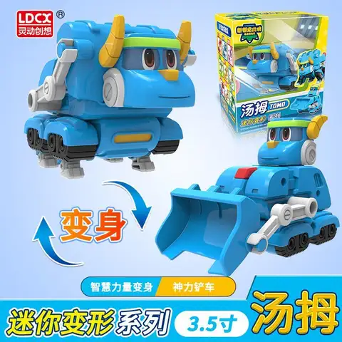 Nyaste Min Gogo Dino ABS Deformation Bil/Flygplan Actionfigurer REX/PING/VIKI/TOMO Transformation Dinosaurieleksaks för Barn Present 10 best sales Ali-leksaker - №8