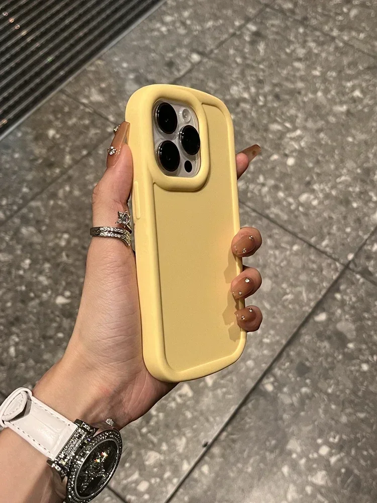 Niedliche Airbag Schutz Silikon Süßigkeiten Handy hülle für iPhone 15 14 12 Pro Max 11 13 Pro x xs xr Rückseite