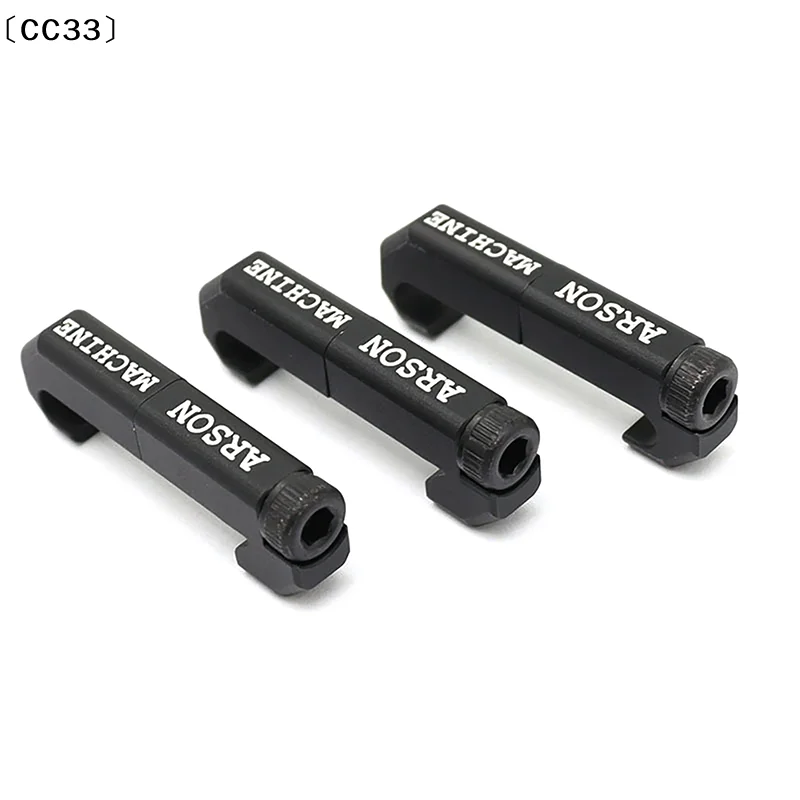 3pcs/Set Wire Guide System Cable Management Rail Cover Picatinny Rail Handguard Wire Guide Tail Fixed〔CC33〕