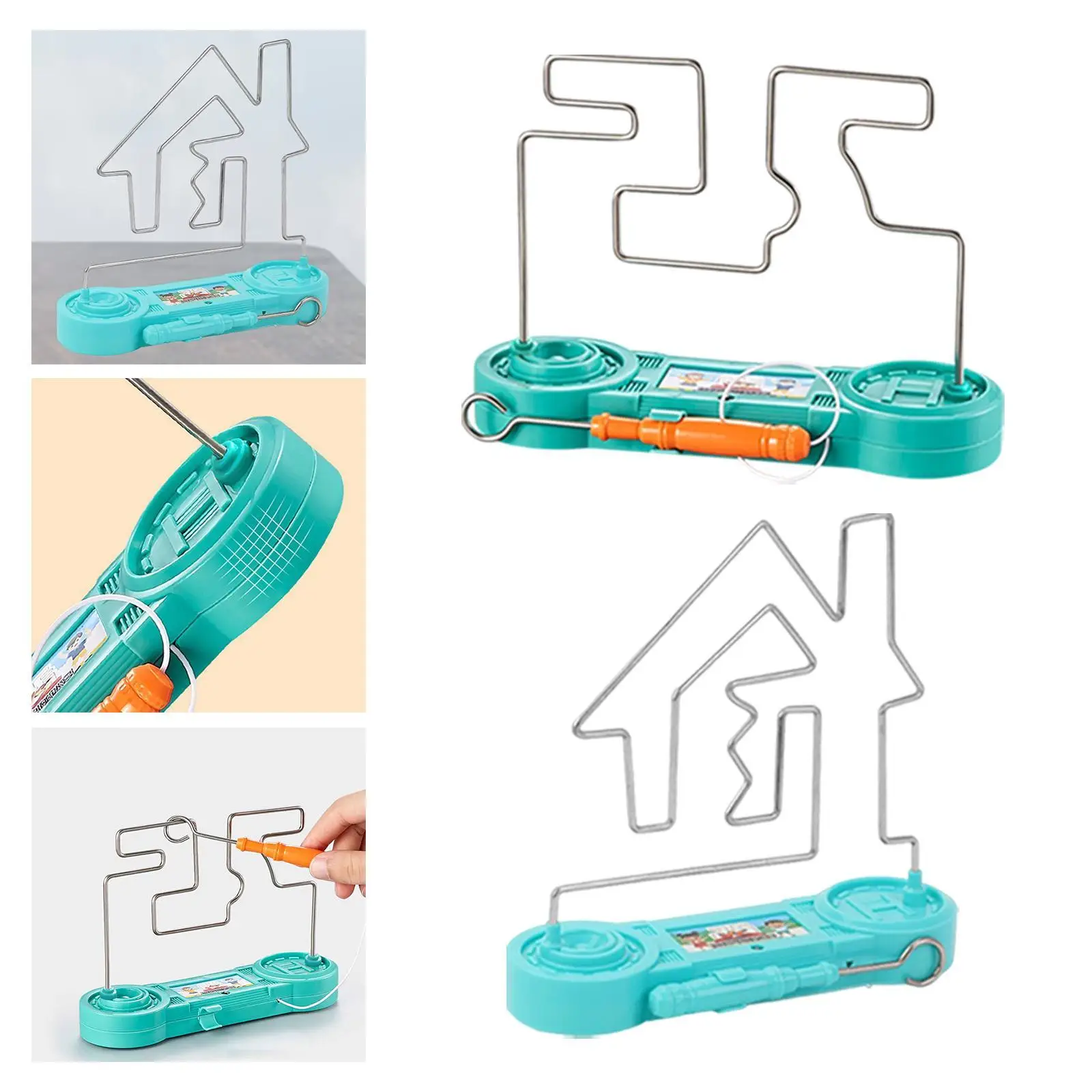 

Электрический лабиринт, простая в использовании игрушка для интеллектуального развития, подарочные принадлежности, проводная игра для Хэллоуина, Рождественской вечеринки, дня рождения, детей