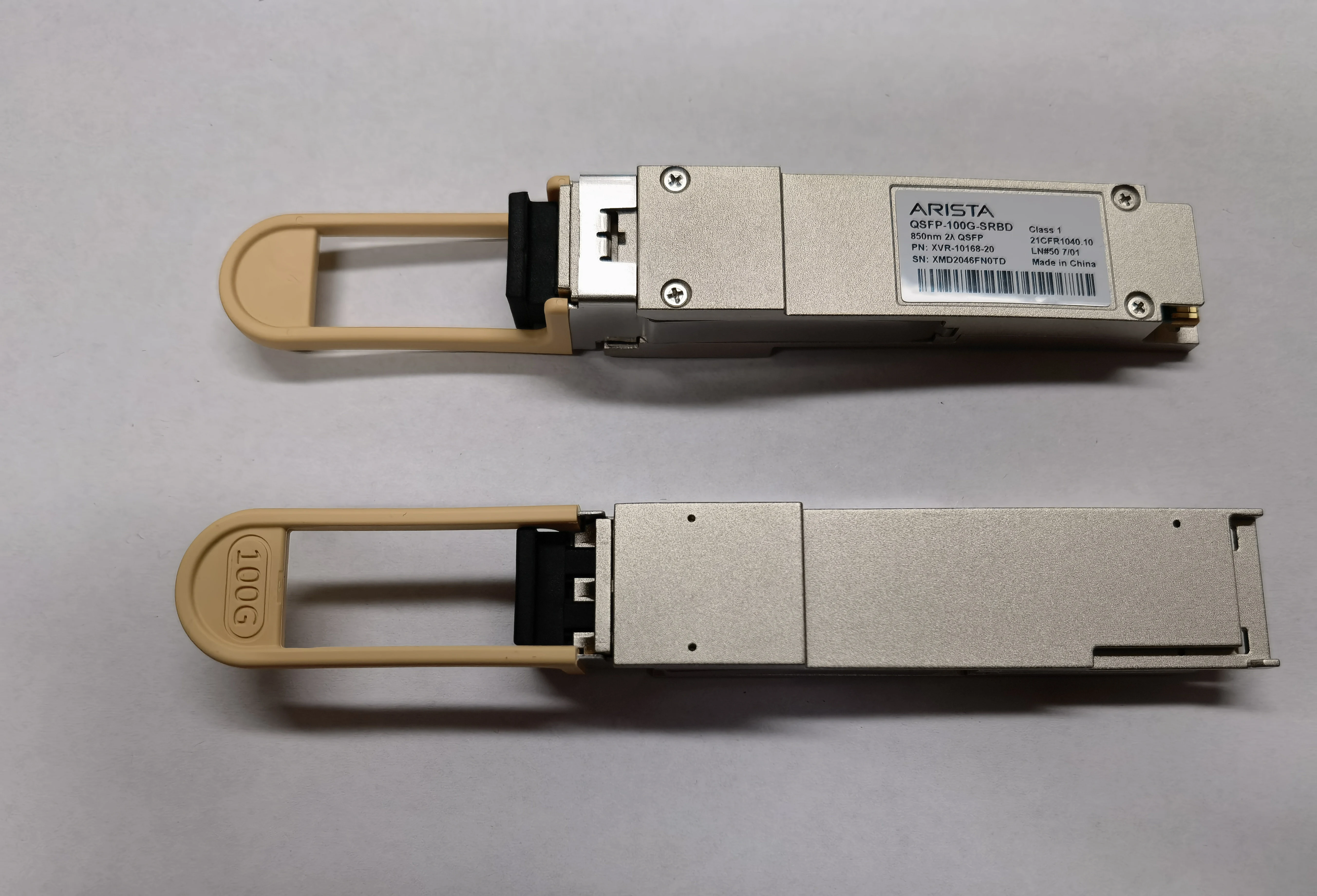 Original Arista QSFP-100G-SRBD 70m/OM3 100m/OM4 duplex SMF Transceiver