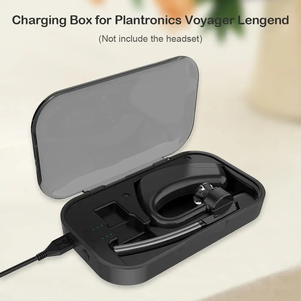 Bluetooth-compatible Headset Fast Charging Box for Plantronics Voyager Legend/5200 Earphone Compact and Portable Carry