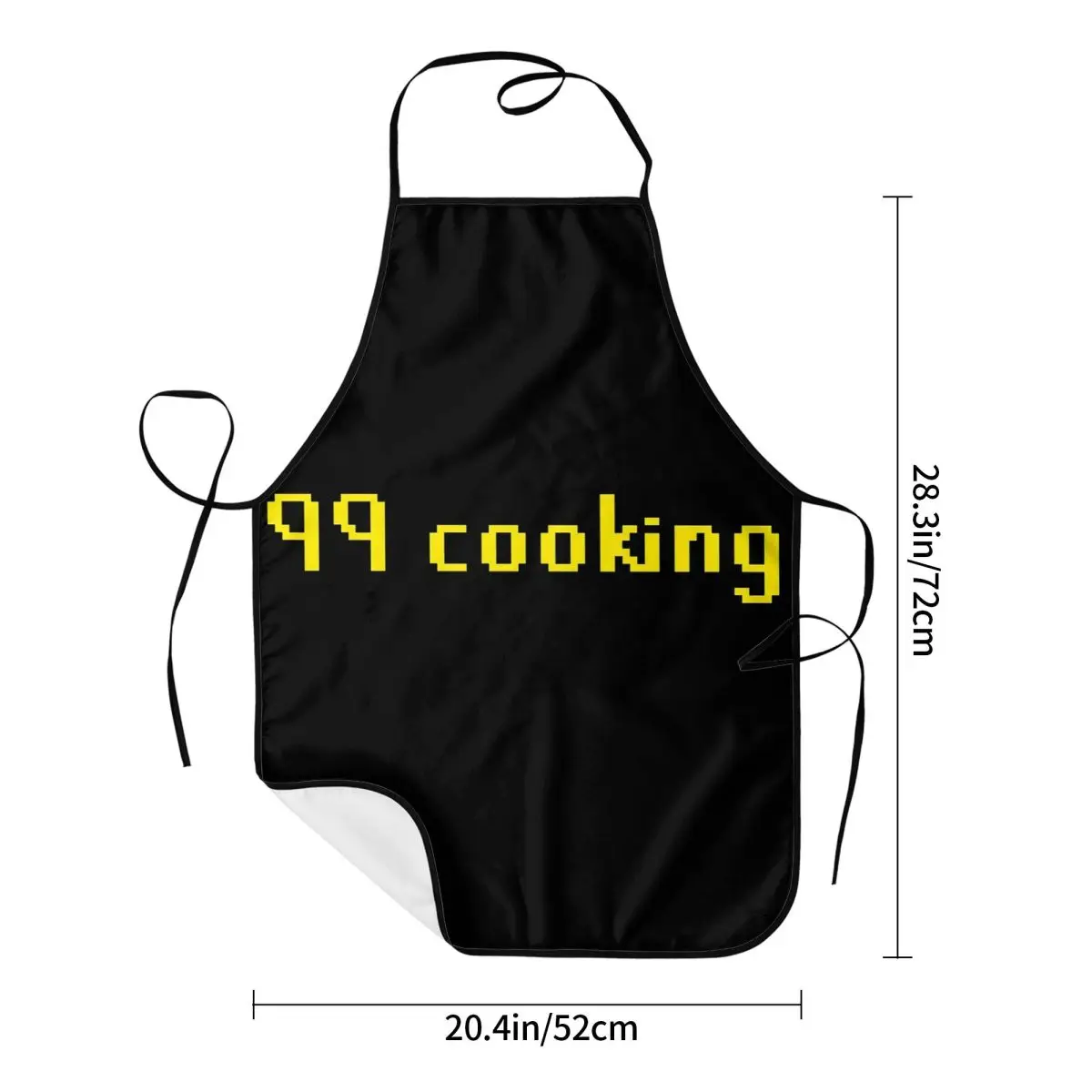 99 Cooking Runescape Apron Chef Cooking Cuisine Tablier Waterproof Bib Kitchen Cleaning Pinafore for Women Men Gardening