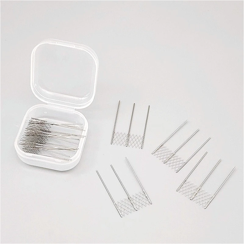 إعادة بناء لفائف شبكة المقاومة سلك التسخين 0.2/0.3/0.6/0.8/1.0ohm أداة إصلاح الملحقات 10 قطعة/صندوق #2