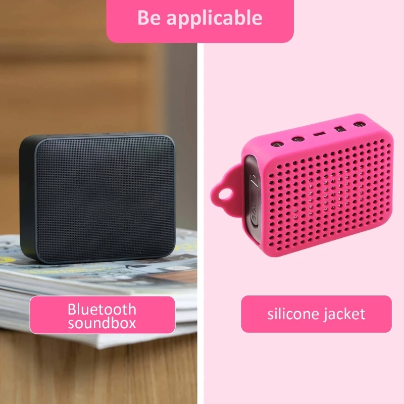 Portable Silicone Speaker Case Shockproof Dustproof Protective Sleeve Cover AntiDrop For JBL GO 2 Speaker