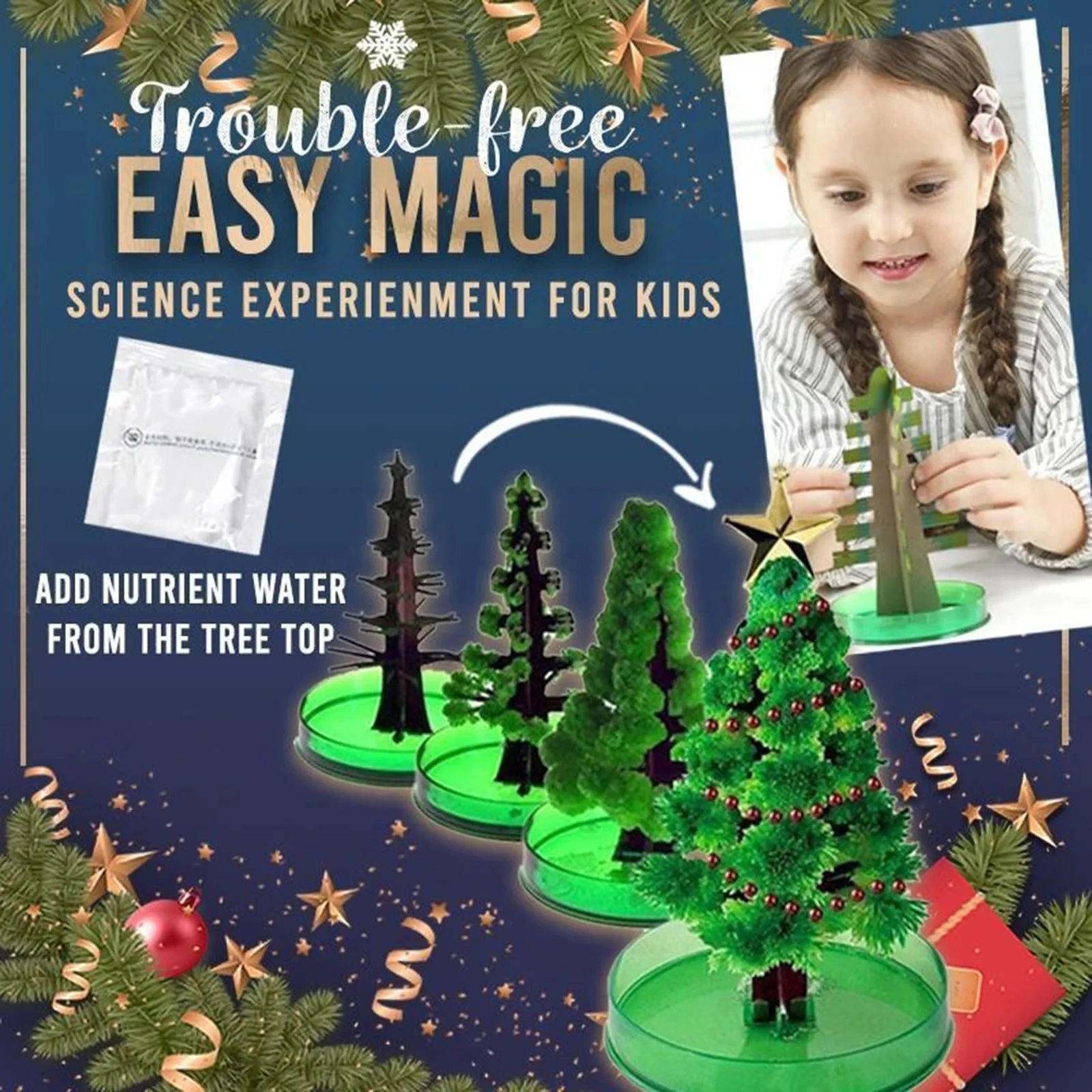 Magic Growing Christmas Tree Magic Growing Cute Christmas Tree Funny Educational And Party Toys