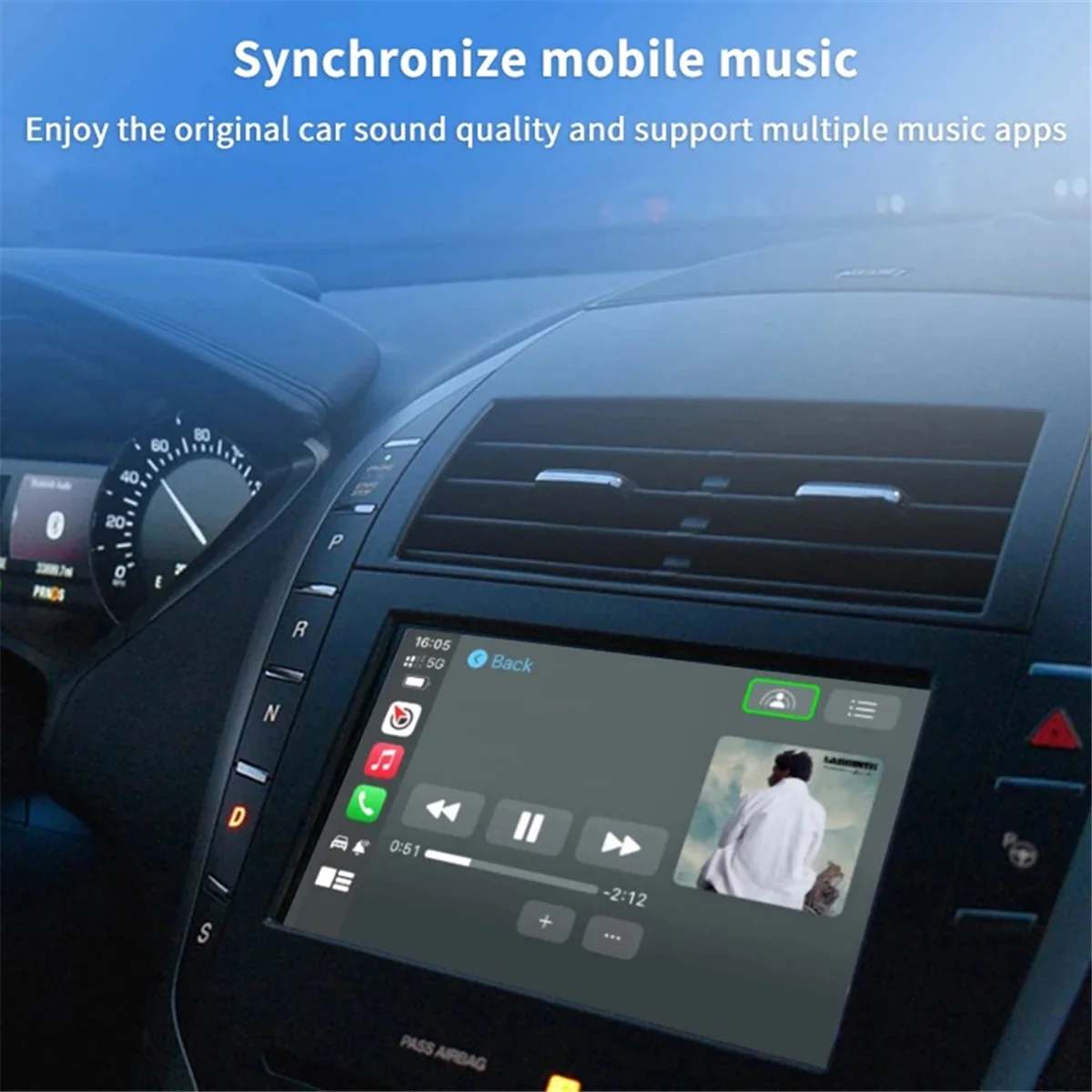 

Беспроводной адаптер Carplay AT59 2 в 1, ключ Plug and Play для телефона, разъем умной системы для грузовых автомобилей, Android Auto