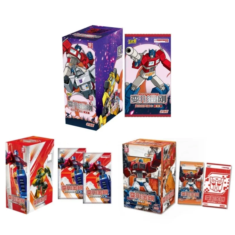 

90Pcs Original Box Hot Sell KAYOU Collection Classic Anime Card Cybertron Transformers Battle Between Optimus Children Gifts Toy