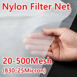 Nylon net filter20/40/80/100/120/150/160/200/250/300/350/400/450/500 mesh 180-25 micron nylon wine water filter paint ink purify
