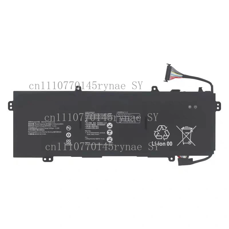 

Compatible New For Huawei MateBook 14s 2021 5195mAh High Capacity HB5781P1EEW-31A +Free Tools