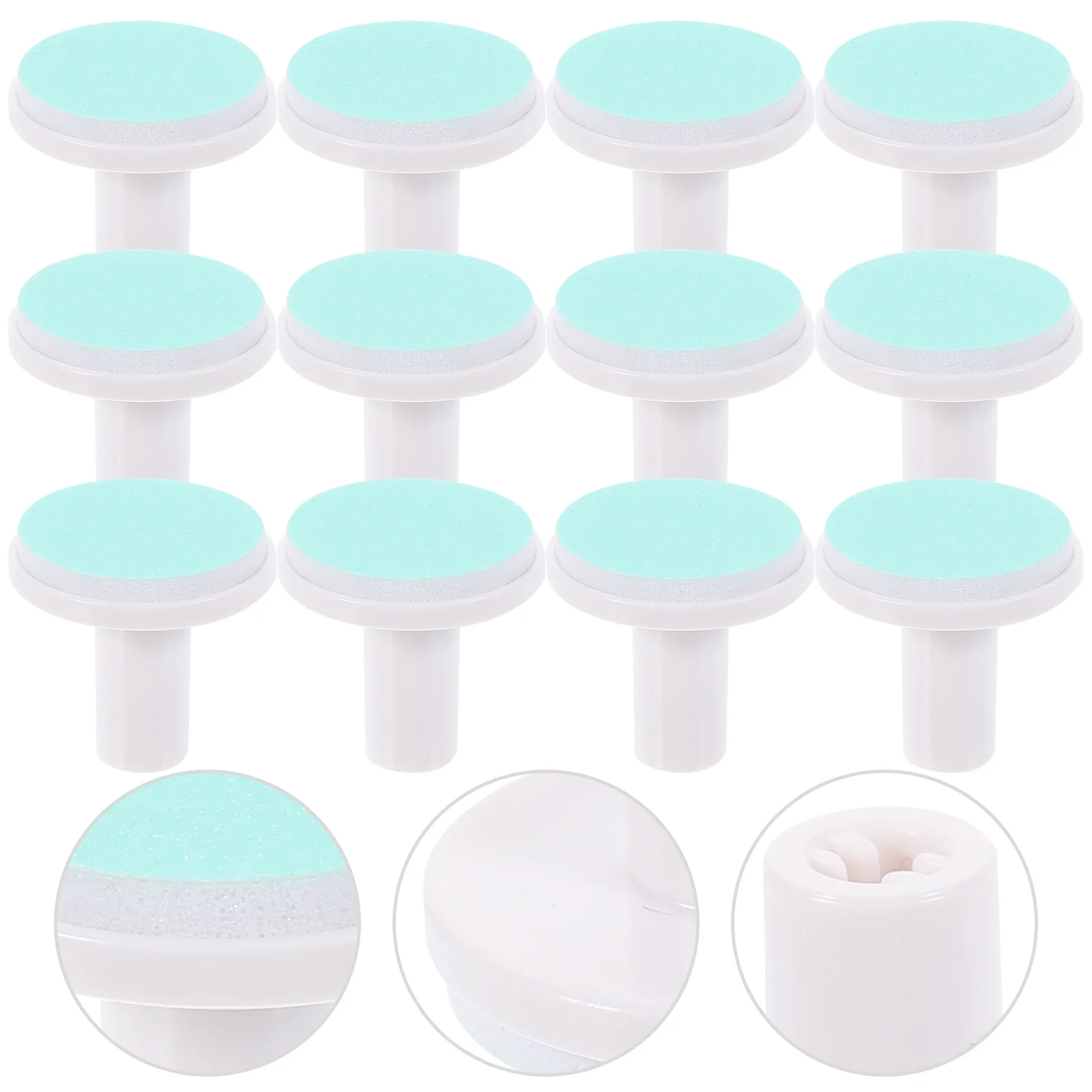 12 Pcs Nail Trimmer Replacement Pads Newborn Electrical Tools Infant File Baby Grinding Heads Baby Nail File Replacement Pad