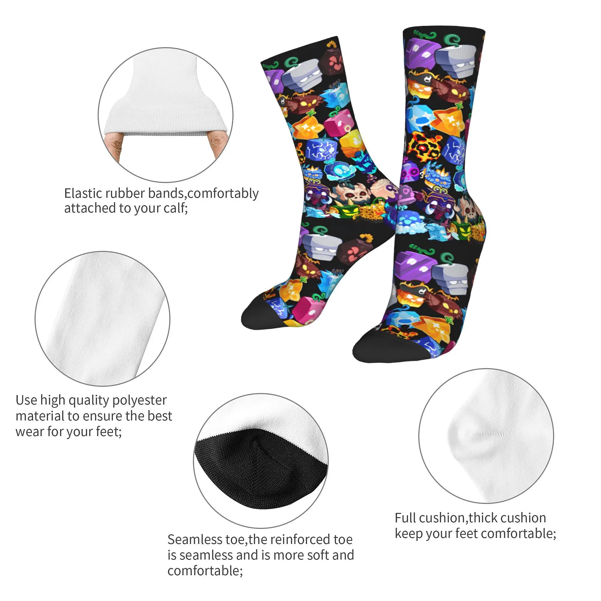 ASTRO-BOT Middle Socks for Women Men Merch Spring Autumn Winter  Comfortable Crew Socks Breathable