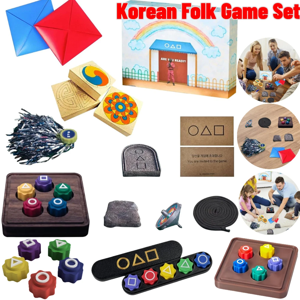 Korean Game Traditional Play Game Fun Jack Stone Pebbles Set Stone Catching Game Props Gonggi Jack Korean Folk Game Set For Kid