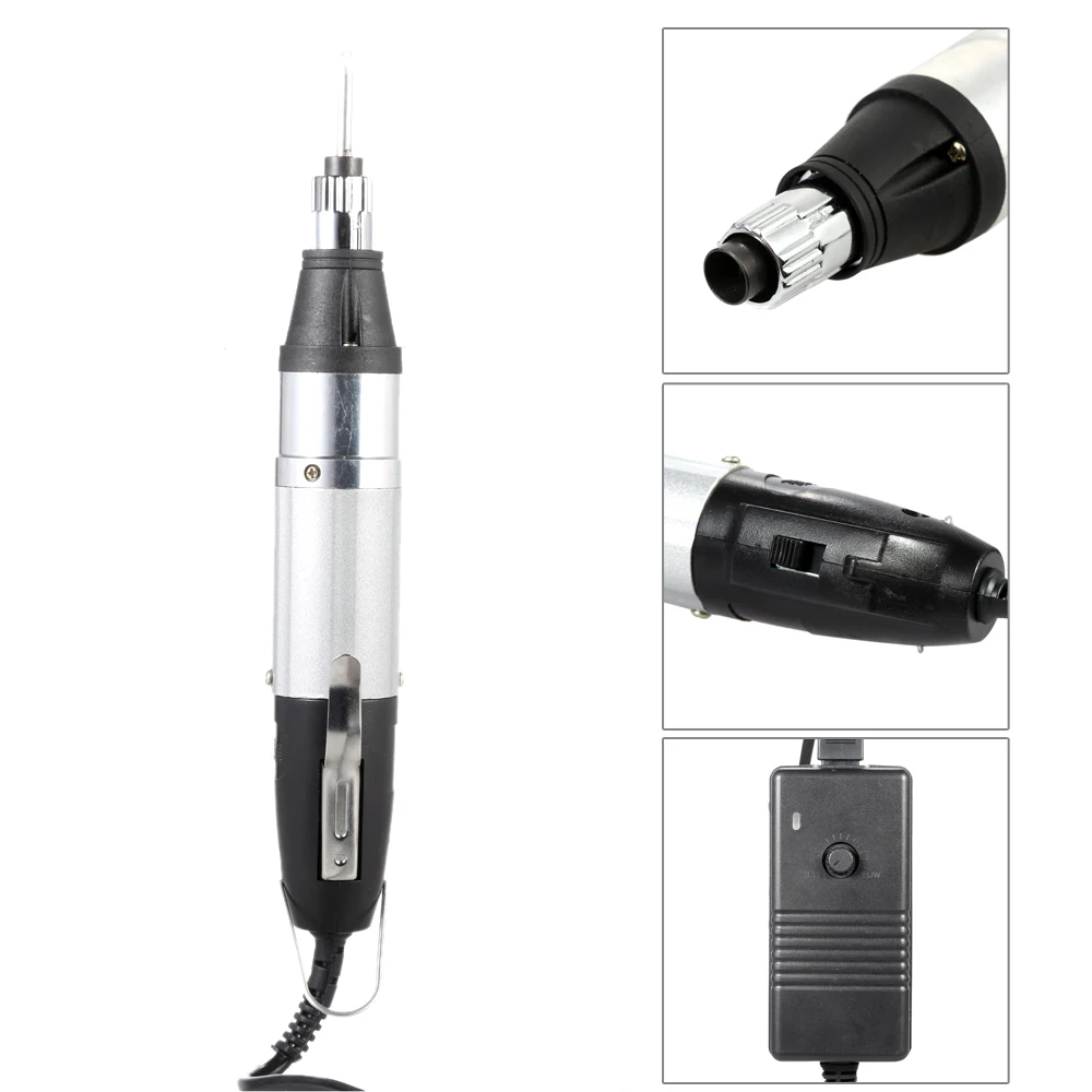 AC220V Electric Screwdriver Kit Dc Powered 10pcs Bits Stepless Speed Regulation Small Electronics Repair Tool Eléctrhigh Quality