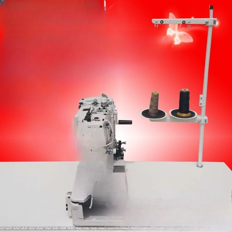 Shirt buttonhole with cutting machine, flat head keyhole machine