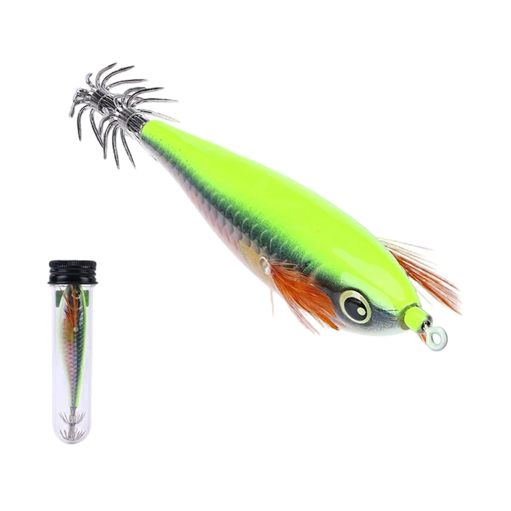 Fishing Lure Octopus Fishing Lure Pink,green,red,purple,orange Squid Fishing Lure Balanced Center Of Gravity Stable Swing Action