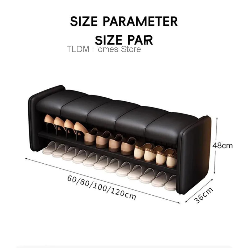 Para Premium Entrance Door Shoe Bench Comfortable Minimalist Stools Ottomans Feel Los Household,Taburete Pies Home Furniture